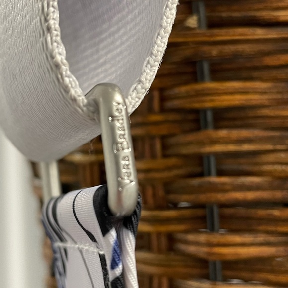 Vera Bradley Triple Zip Hipster Twilight Garden White Purse - Picture 8 of 11